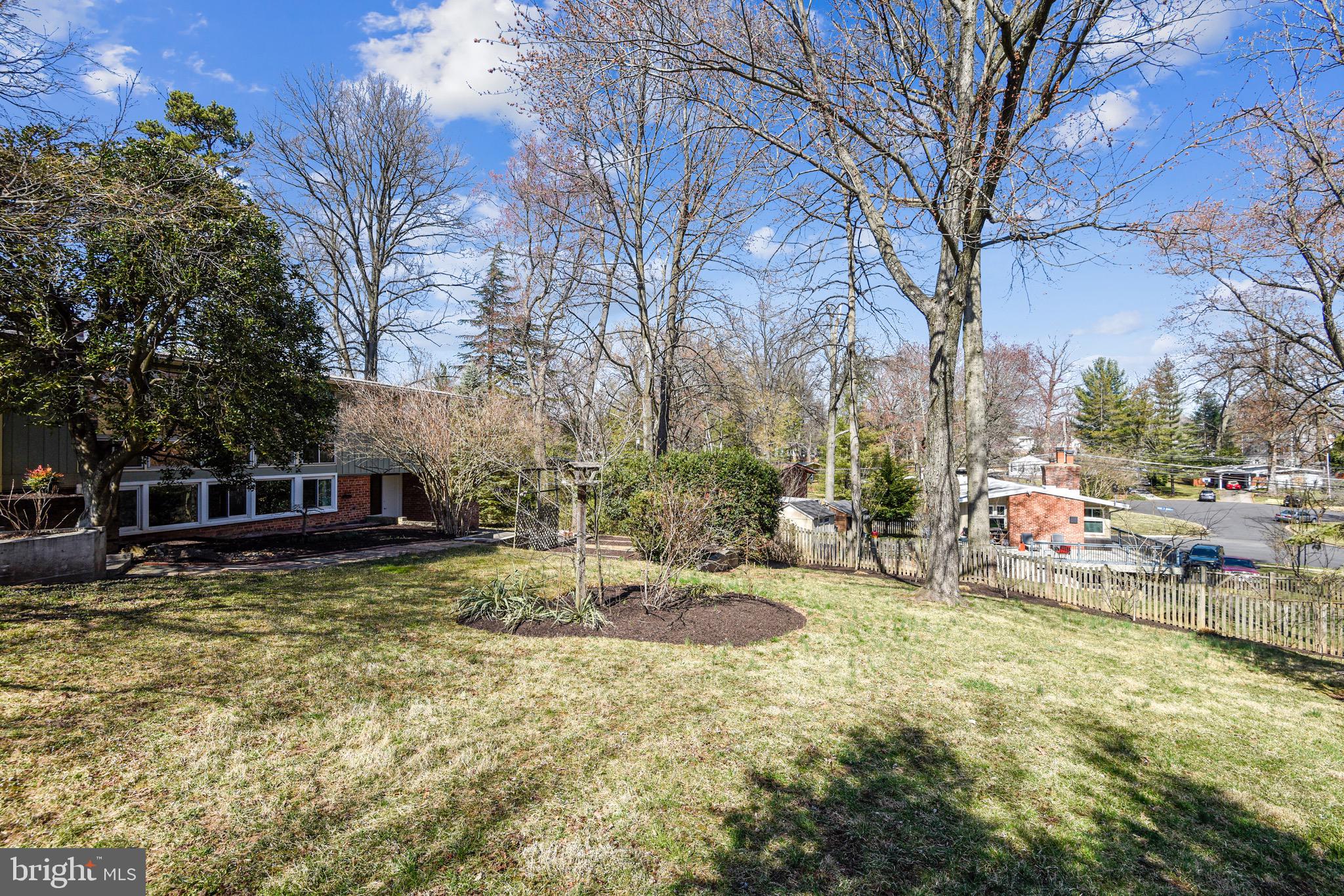 3003 Cedar Hill Road Falls Church, VA 22042 - Photo 39 of 40 Side yard with a view of the family room windows.
