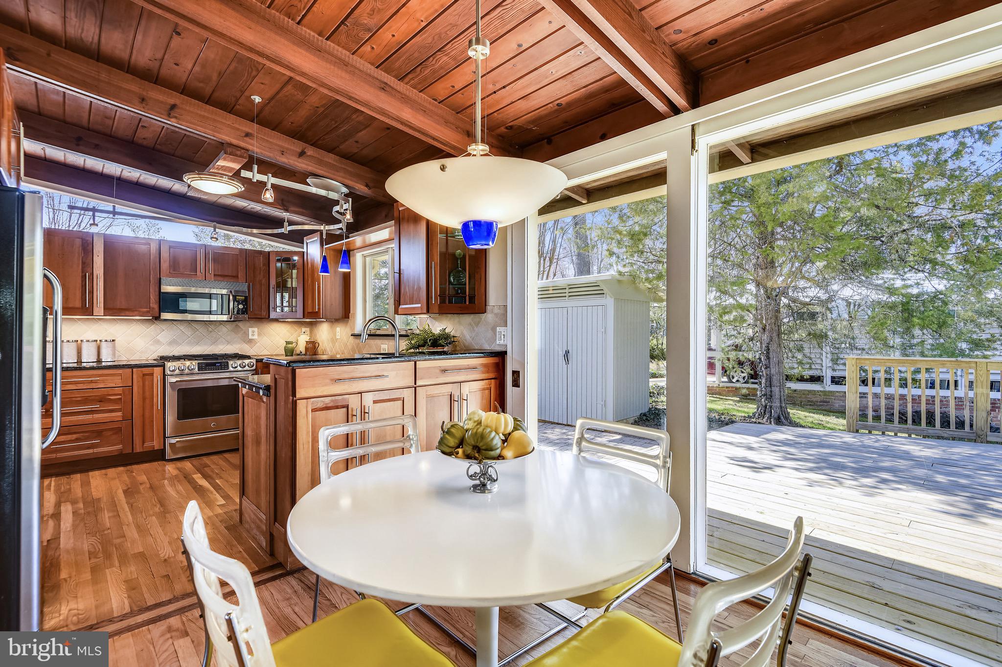 3003 Cedar Hill Road Falls Church, VA 22042 - Photo 9 of 40 Adjoining dining room next to large deck.