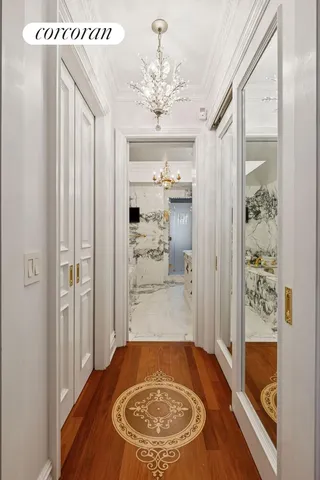 walk in closet with window