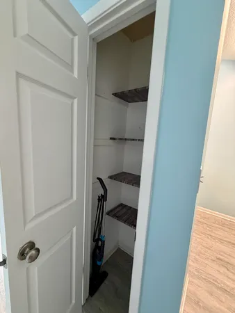 a view of a closet