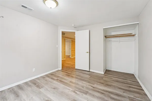a view of empty room