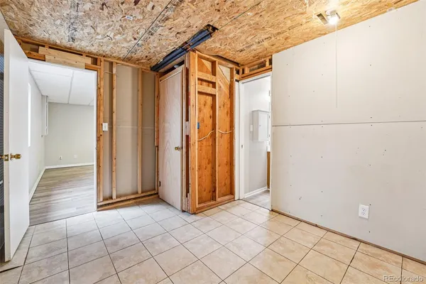 a view of empty room