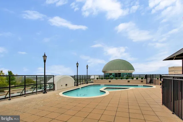 a view of a swimming pool