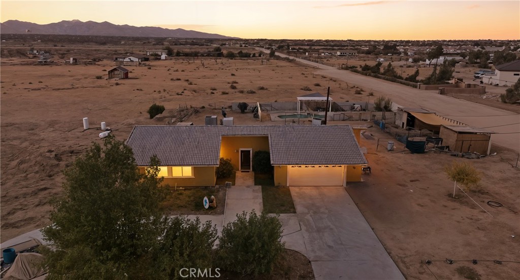 10080 Deep Creek Road Apple Valley, CA 92308 - Photo 2 of 36 a view of a city with mountains in the background