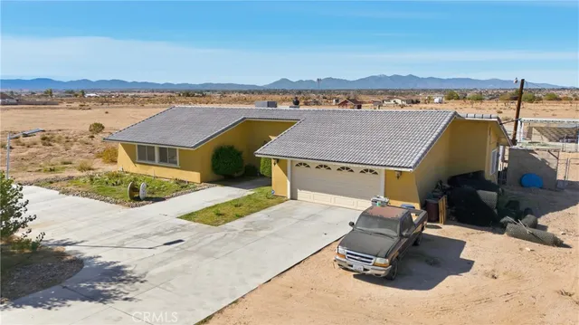 a view of a terrace with a ocean view