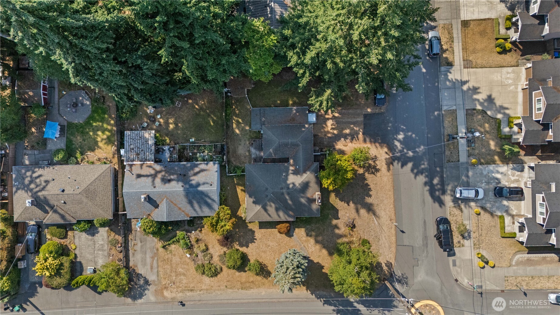105 Northeast 180th Street Shoreline, WA 98155 - Photo 29 of 34 an aerial view of residential houses with outdoor space