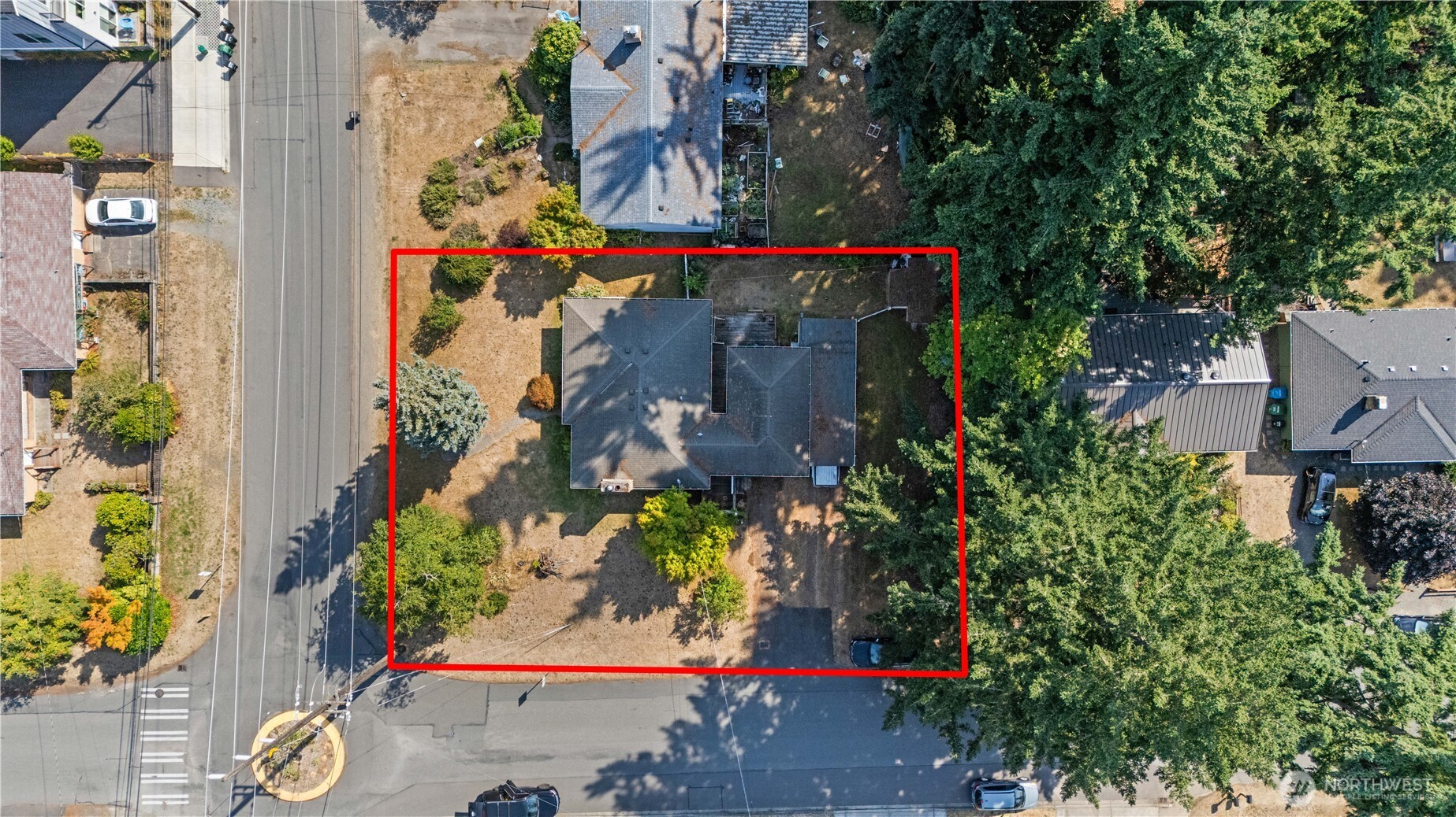 105 Northeast 180th Street Shoreline, WA 98155 - Photo 31 of 34 an aerial view of a house