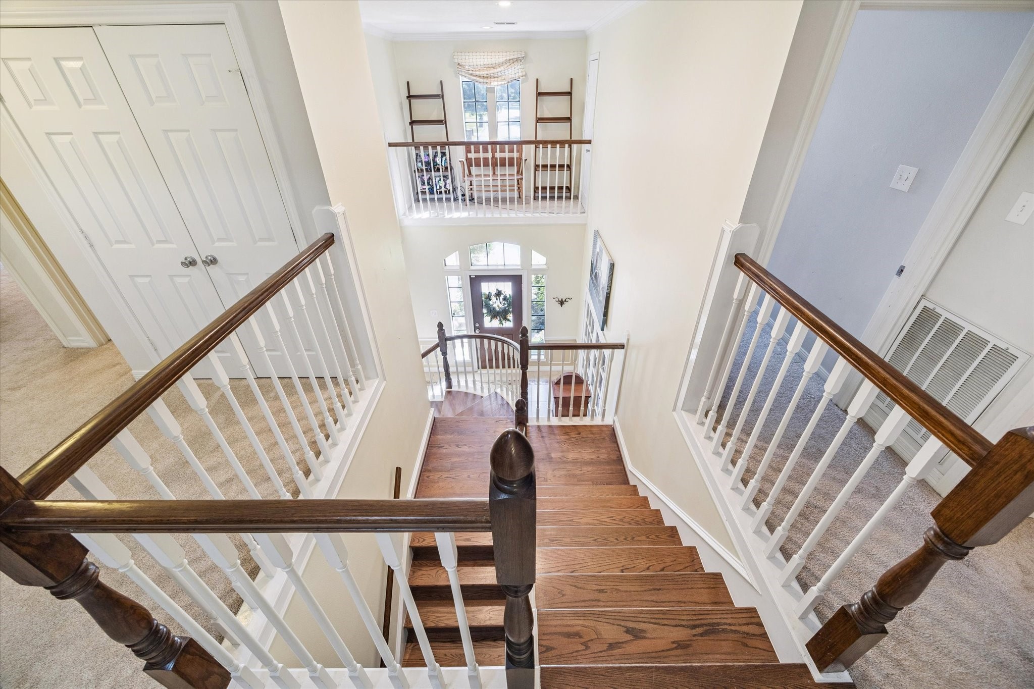 1118 Sherfield Ridge Drive Katy, TX 77450 - Photo 20 of 33 a view of entryway with wooden floor and front door