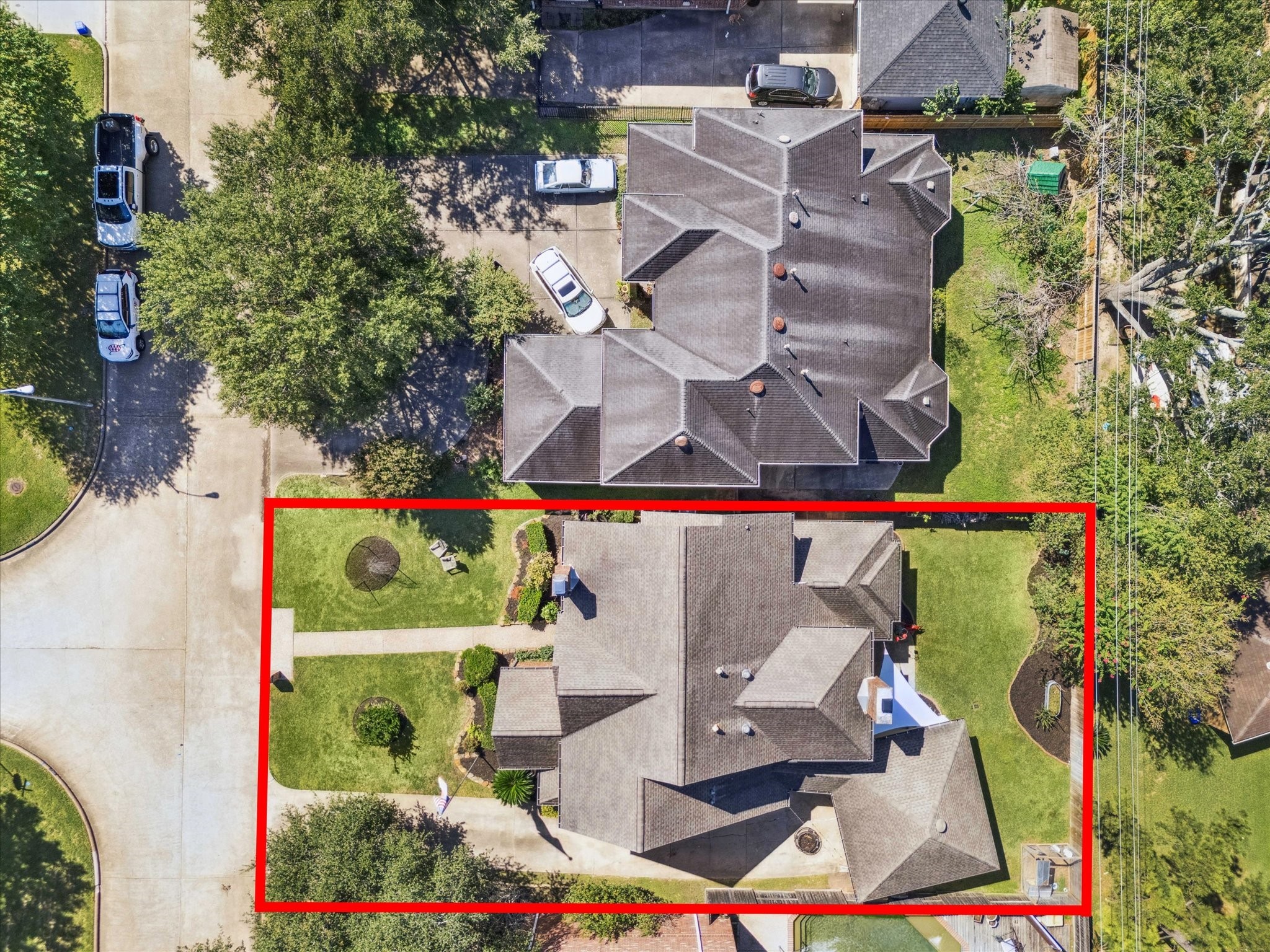 1118 Sherfield Ridge Drive Katy, TX 77450 - Photo 32 of 33 an aerial view of house with an outdoor space