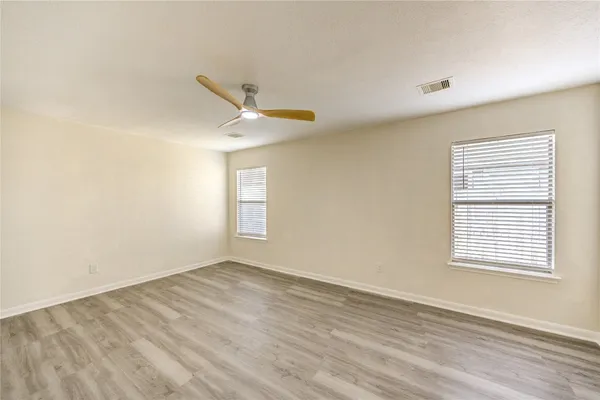 a view of a livingroom with a window