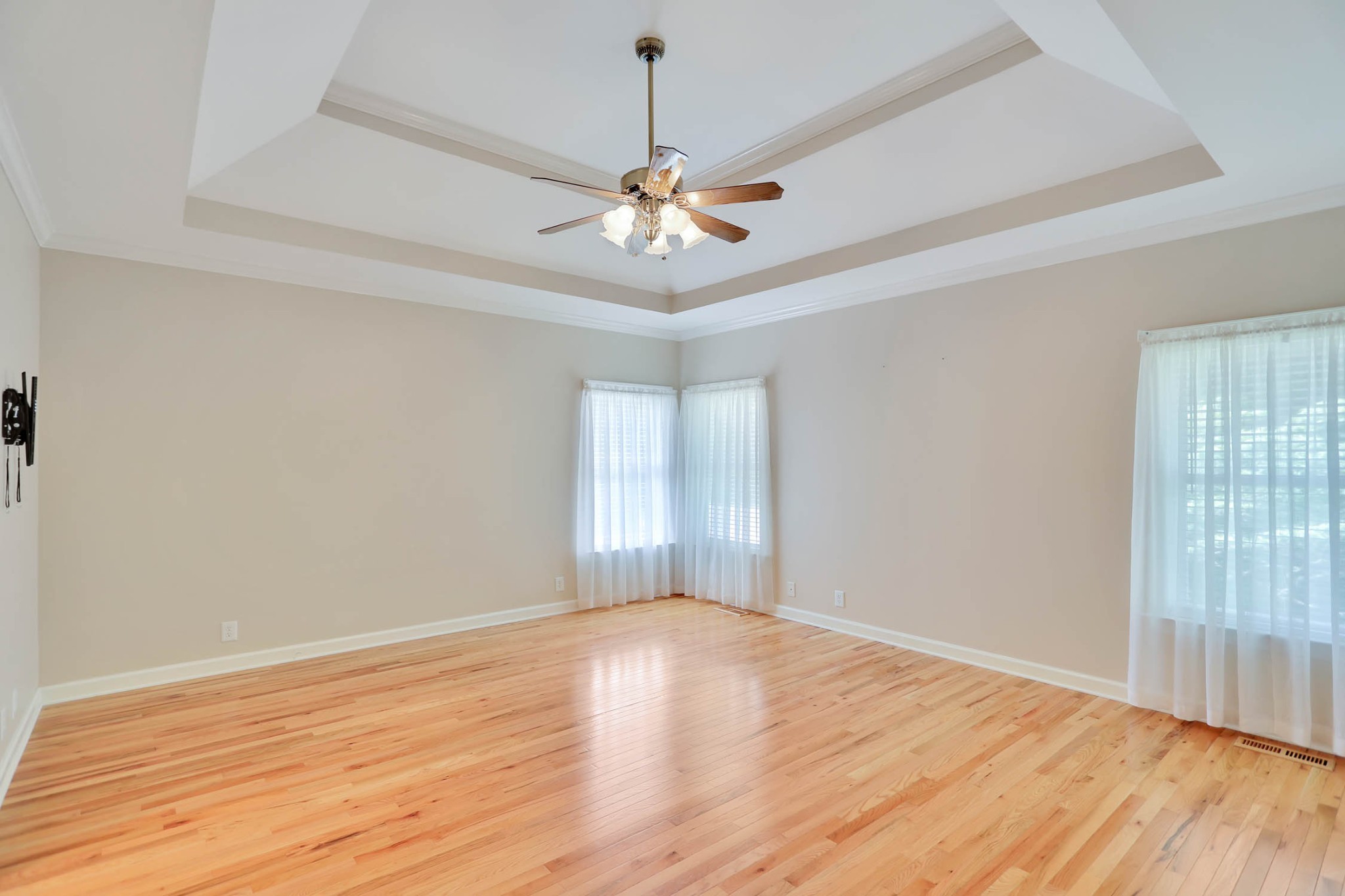 358 Spring Valley Drive Cottontown, TN 37048 - Photo 26 of 67 wooden floor in an empty room with a window