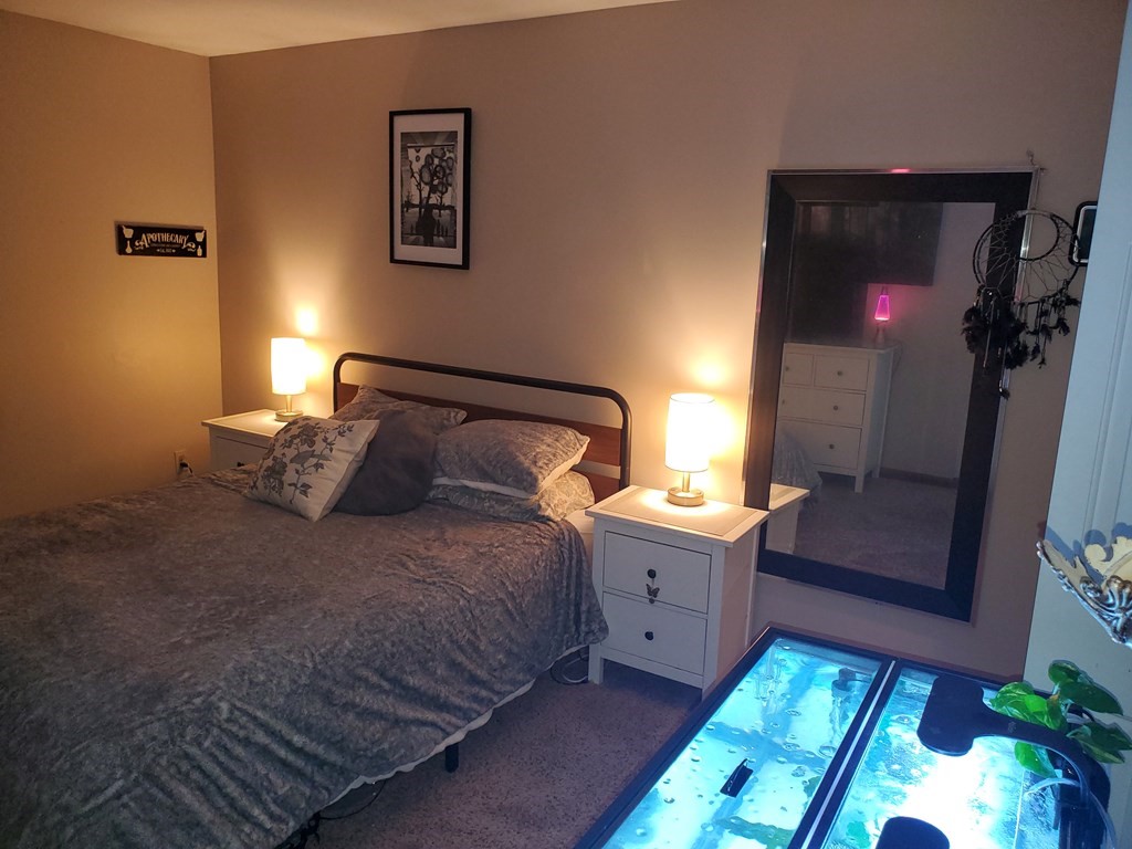 149 Dale Street, Unit S Chicopee, MA 01020 - Photo 10 of 21 a bedroom with a bed and a potted plant