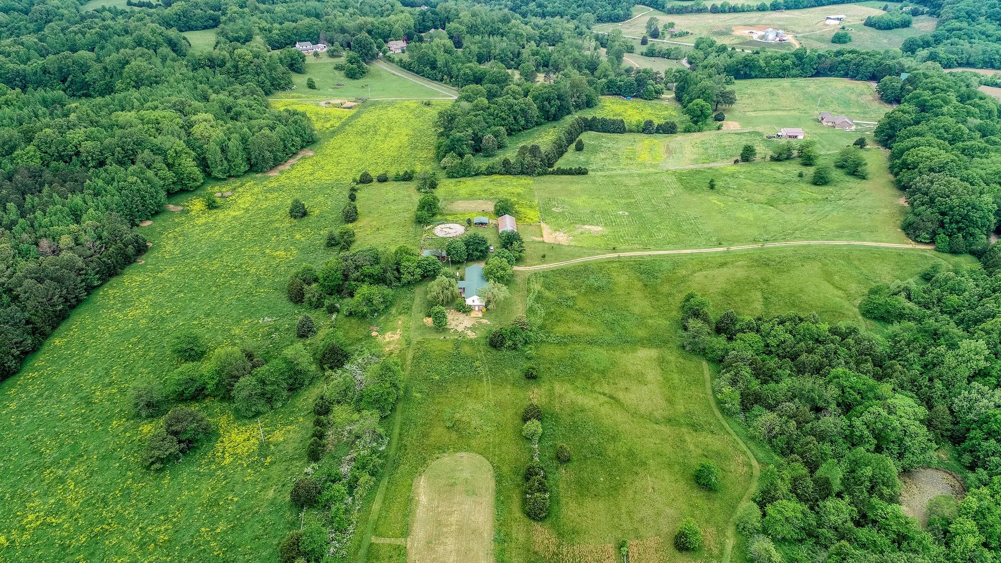 550 Kelley Road Prospect, TN 38477 - Photo 29 of 30 an aerial view of residential houses with outdoor space and trees