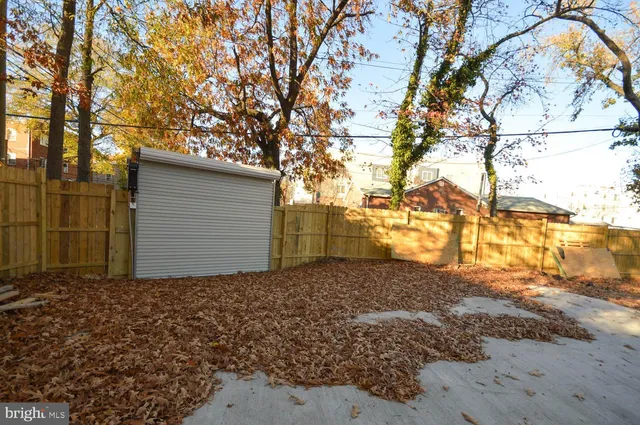 a backyard of a house