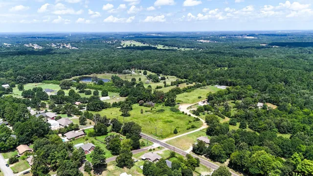 a view of a green field