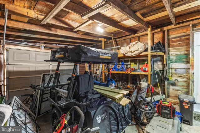 a view of storage and utility room