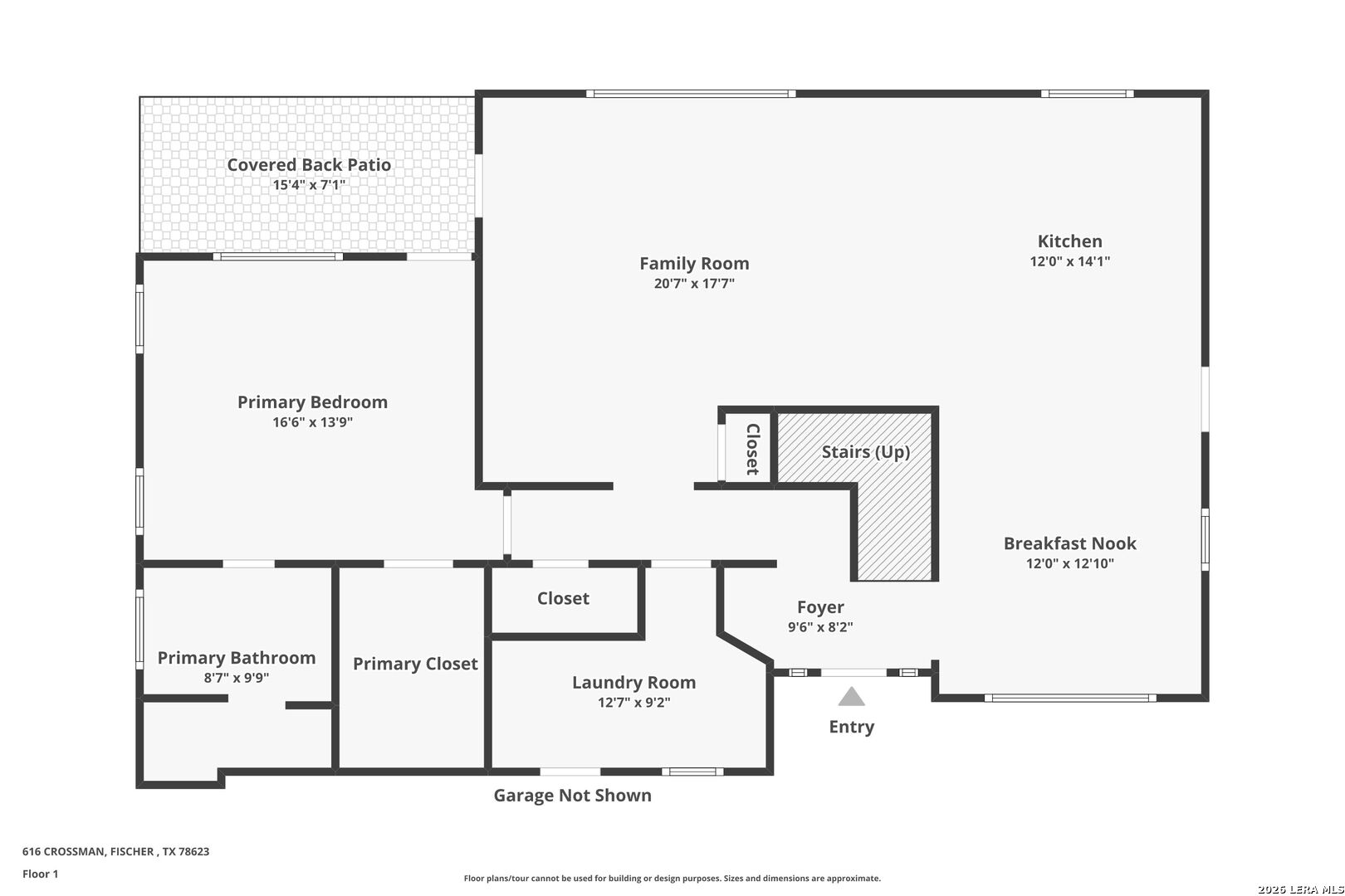 616 Crossman Fischer, TX 78623 - Photo 47 of 48 a picture of a floor plan