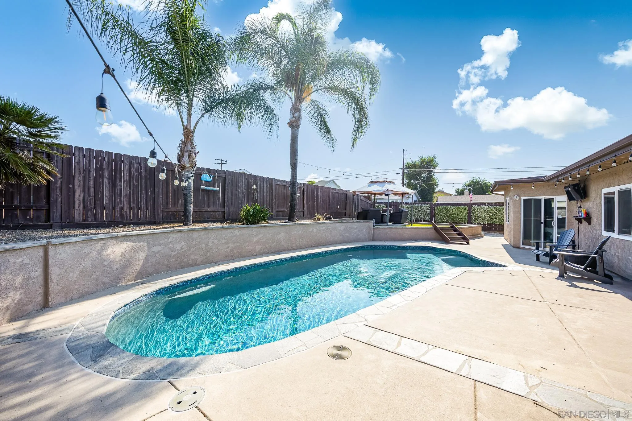 9276 Ruffin Road Santee, CA 92071 - Photo 29 of 40 a view of a backyard