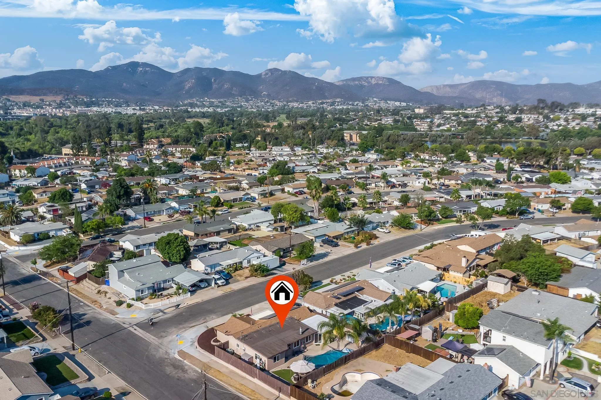 9276 Ruffin Road Santee, CA 92071 - Photo 37 of 40 an aerial view of a city