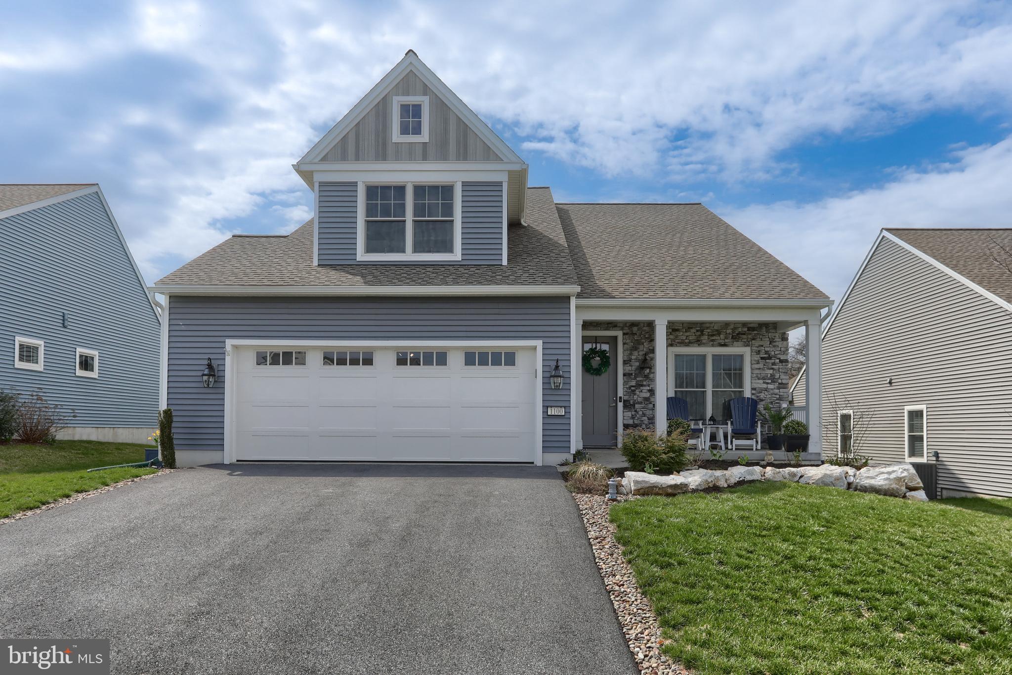 1100 Alden Way Lebanon, PA 17042 - Photo 1 of 52 a front view of a house with a yard and garage