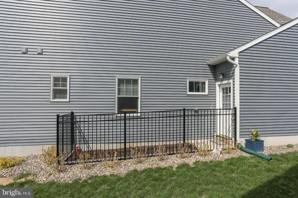 a backyard view of a house