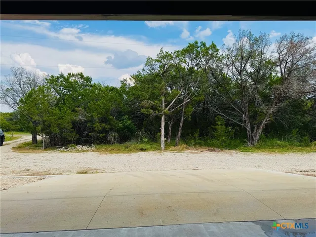 a backyard of a house