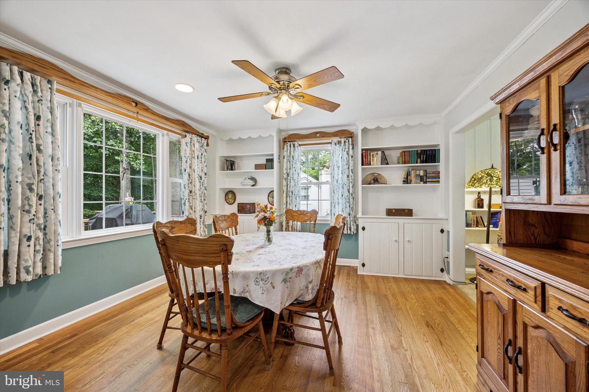 444 Kerr Lane Springfield, PA 19064 - Photo 9 of 35 a view of a dining room with furniture window and wooden floor