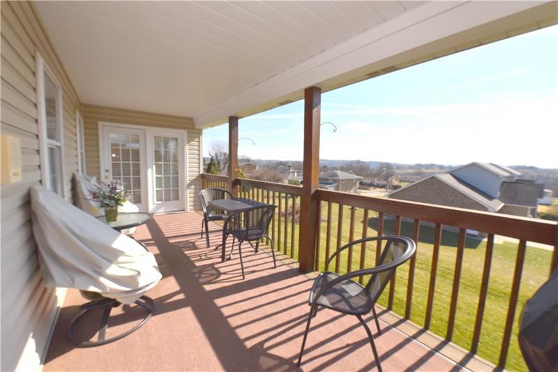 102 East Country Barn Road Houston, PA 15342 - Photo 23 of 24 Enjoy evenings on your walk out deck with French doors leading to it