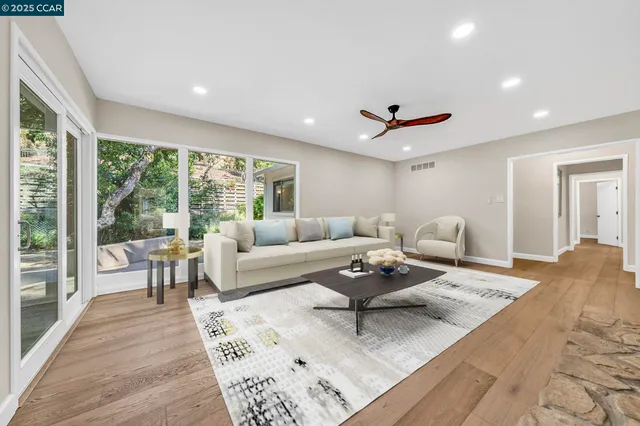 a bed room with a bed and a couch