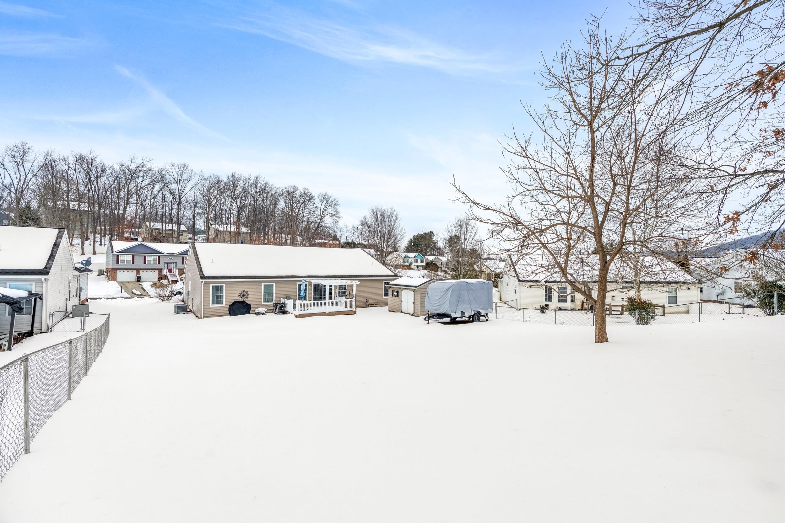 901 Ritchie Boulevard Staunton, VA 24401 - Photo 33 of 36 a view of residential house with snow and yard