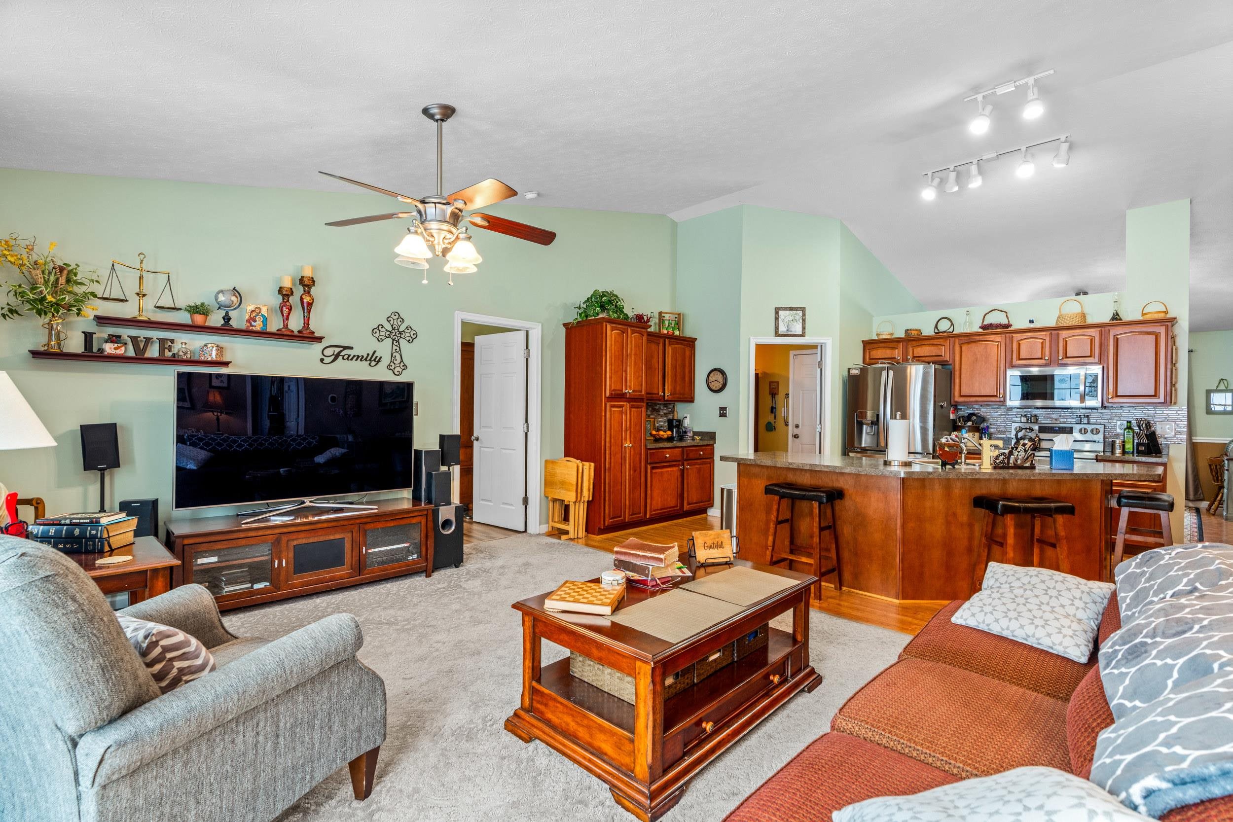 901 Ritchie Boulevard Staunton, VA 24401 - Photo 8 of 36 a living room with furniture and a flat screen tv