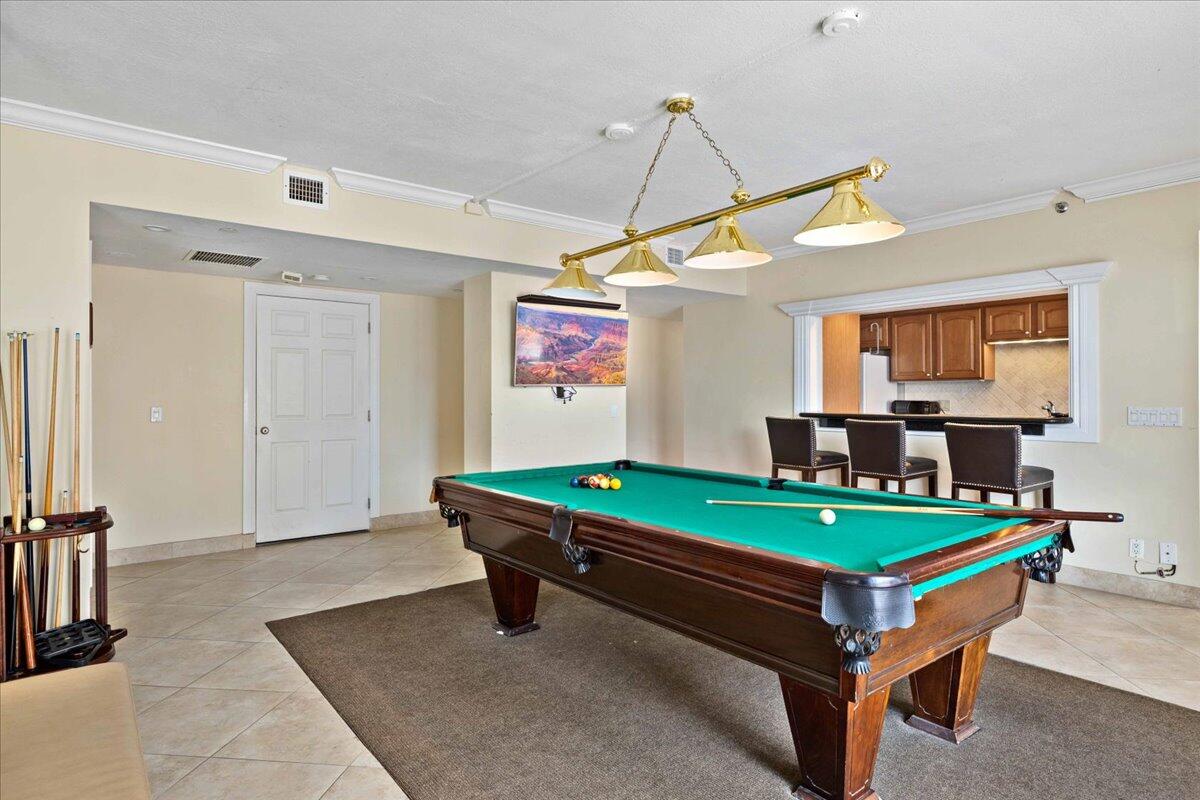 4000 North Ocean Drive, Unit 2004 Singer Island, FL 33404 - Photo 28 of 54 a room with pool table and windows
