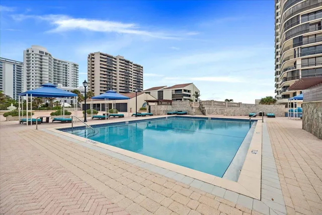 a view of ocean from a balcony