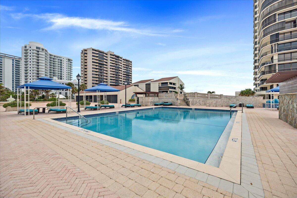 4000 North Ocean Drive, Unit 2004 Singer Island, FL 33404 - Photo 30 of 54 a view of swimming pool with a balcony