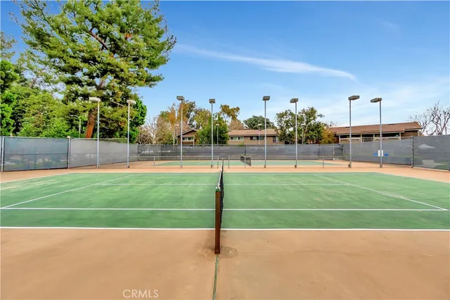 a view of a tennis court