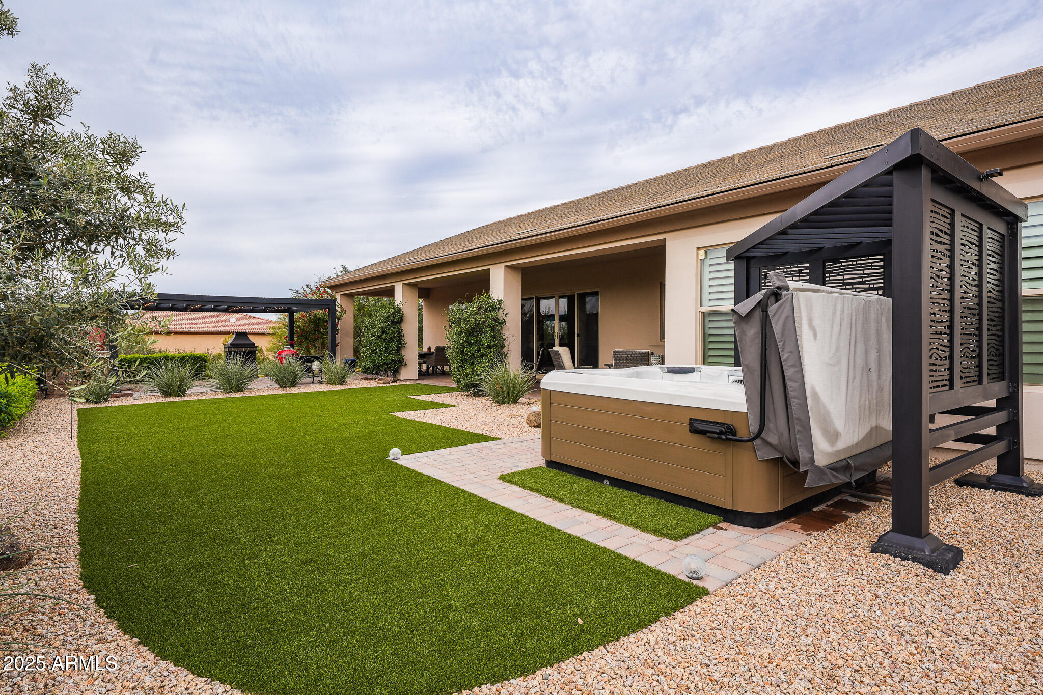 2049 East Gaffney Road New River, AZ 85087 - Photo 53 of 77 a front view of a house with a yard
