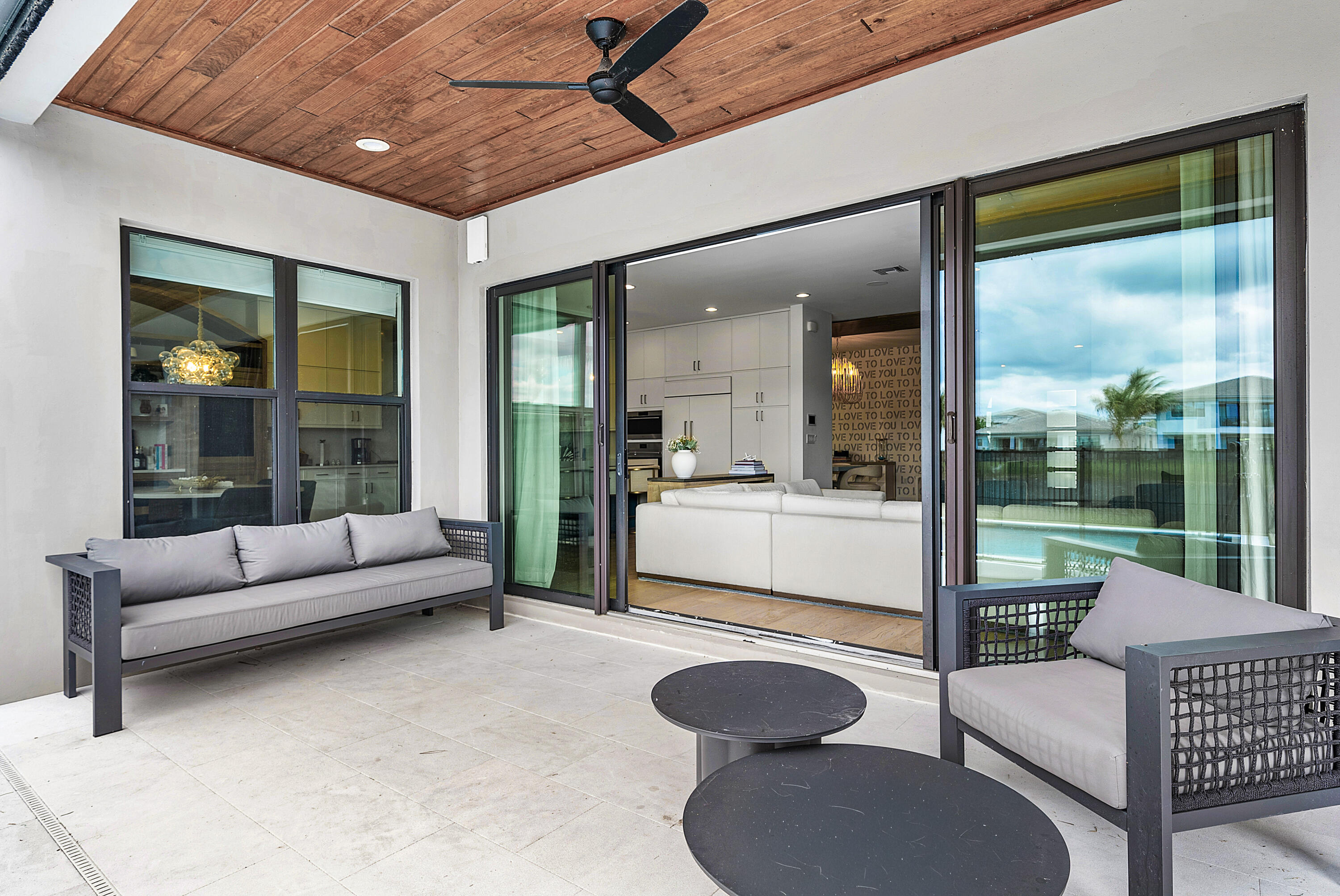 17099 Watersprite Lakes Road Boca Raton, FL 33496 - Photo 25 of 100 Covered Patio overlooking Pool Area