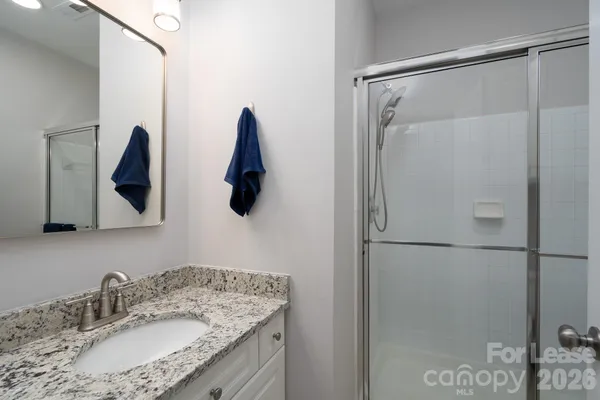 a workspace with furniture and a window