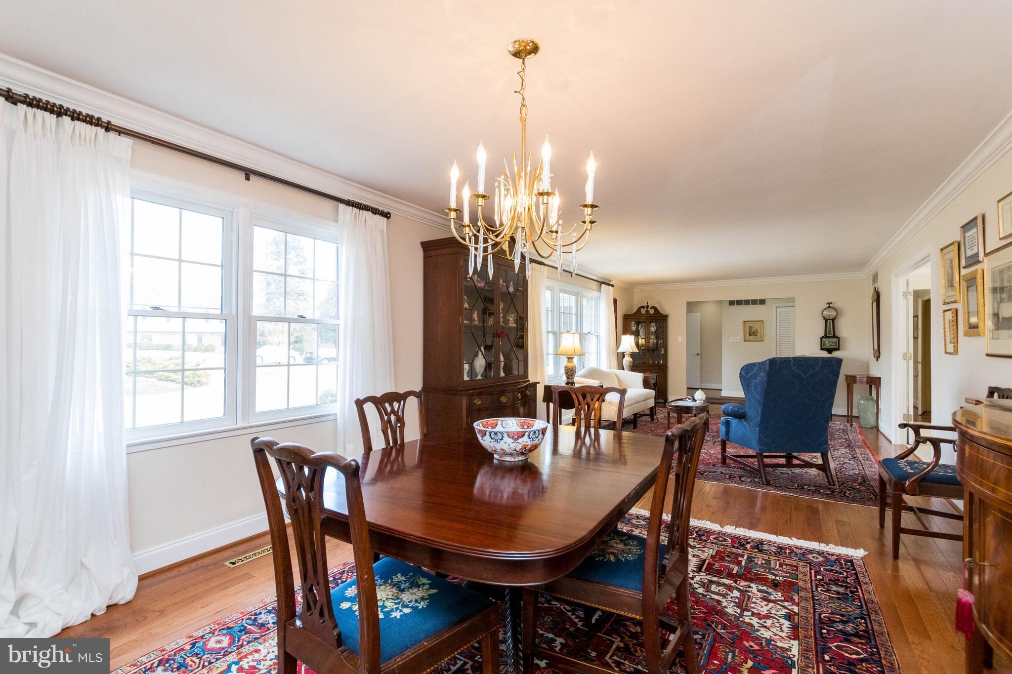 1504 Sherbrook Road Lutherville-Timonium, MD 21093 - Photo 11 of 30 Formal Dining Room with new wood flooring