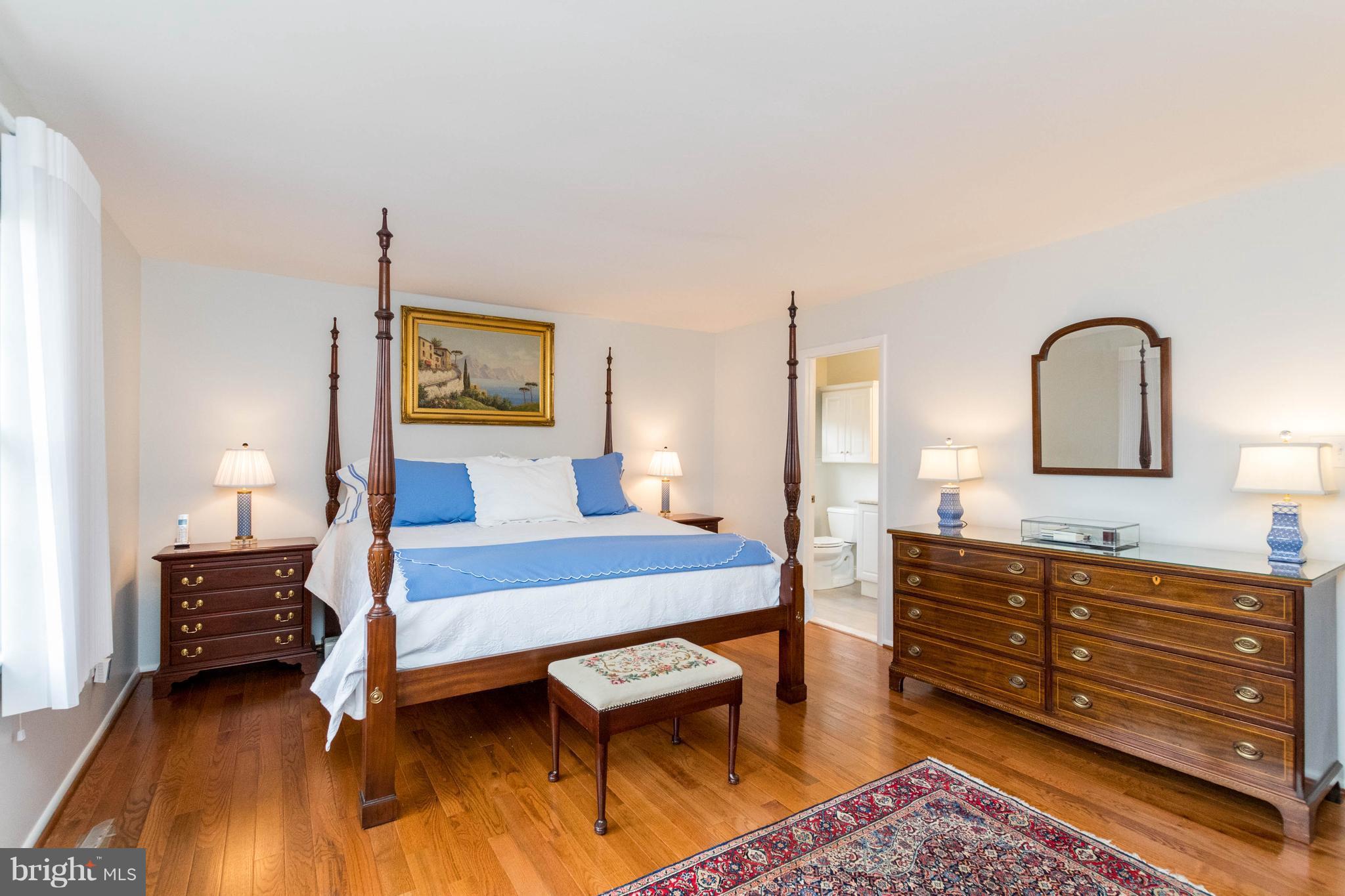 1504 Sherbrook Road Lutherville-Timonium, MD 21093 - Photo 13 of 30 Sunny master bedroom with new wood floors