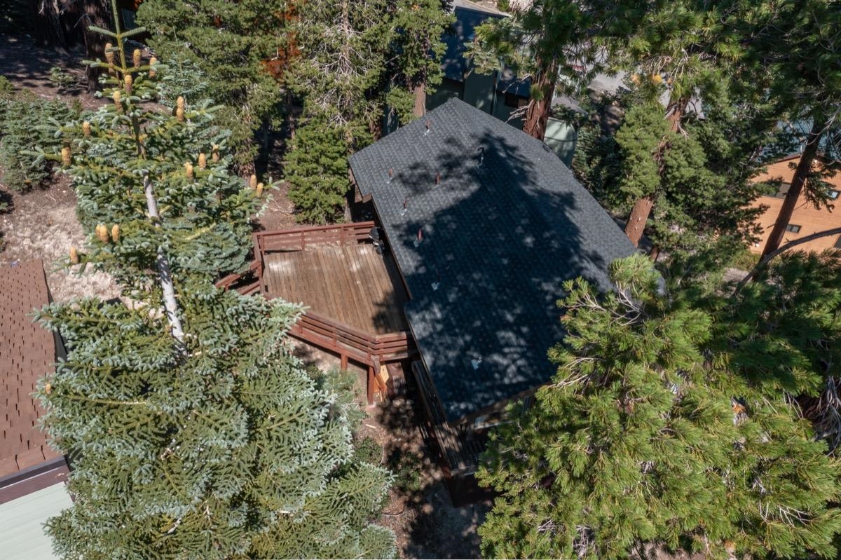 210 Convict Drive Mammoth Lakes, CA 93546 - Photo 45 of 46 an aerial view of house with outdoor space