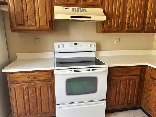 a stove top oven sitting inside of a kitchen