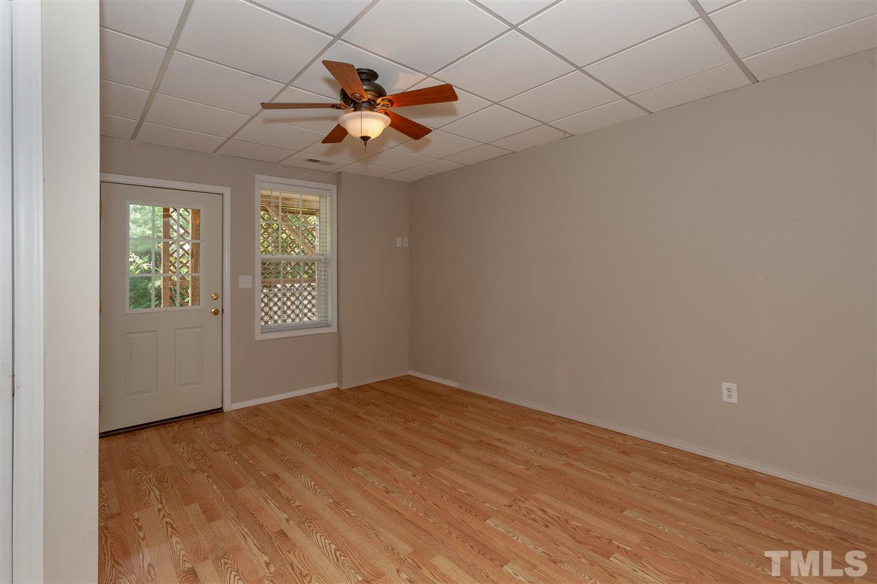 7331 Brandon Allen Avenue Raleigh, NC 27613 - Photo 19 of 25 This room could easily be a fifth bedroom by adding one door - there's already a closet. Or, use it as an exercise area, downstairs office, the possibilities are endless!