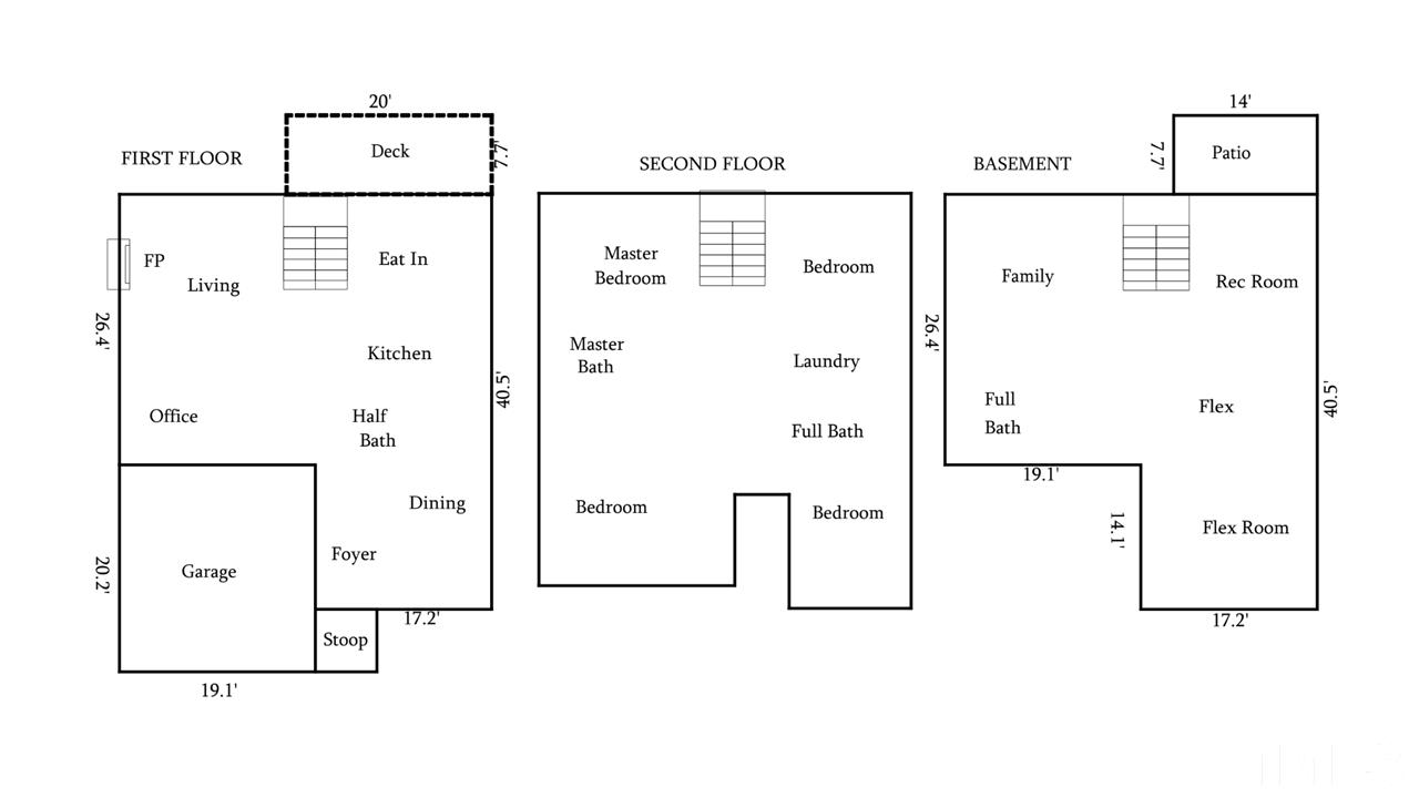 7331 Brandon Allen Avenue Raleigh, NC 27613 - Photo 25 of 25 Large rooms and versatility. The first floor "office" makes a great music room or playroom. Finished basement that's perfect for multi-generational space or media/flex/entertaining space. Easily add 5th bedroom in basement - there's already a full bath.