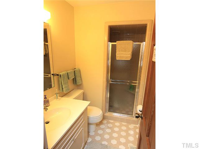 5100 Rembert Drive Raleigh, NC 27612 - Photo 13 of 16 This is the bathroom off the 4th bedroom. Bathroom