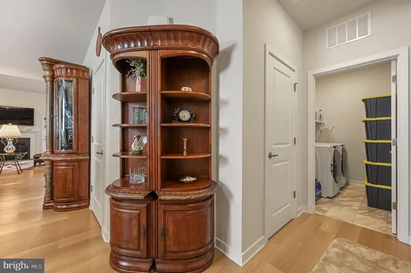 a view of livingroom with furniture and closet
