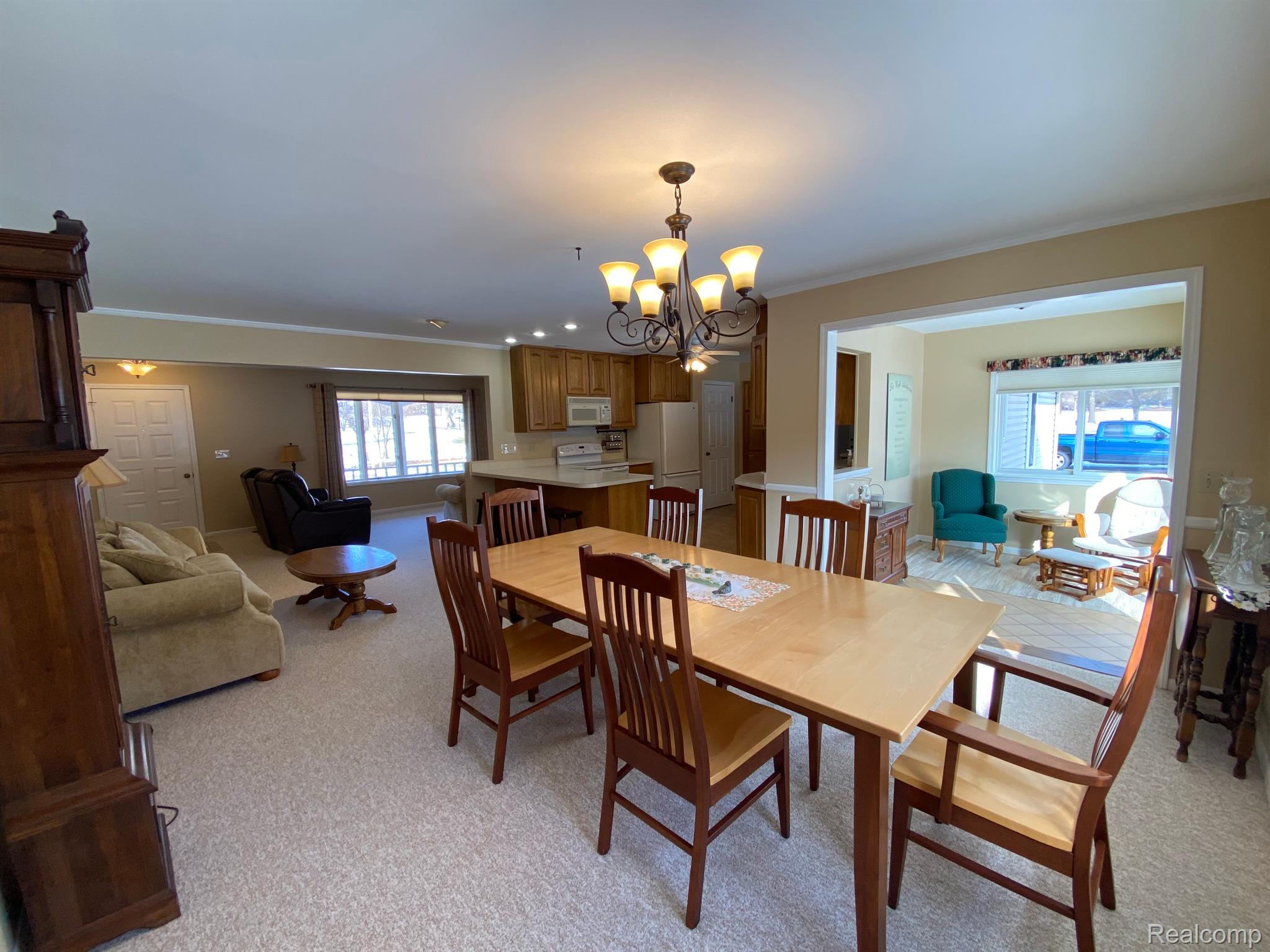 11255 Windy Ridge Drive Fenton, MI 48430 - Photo 23 of 42 Dining Room Into Sun Room