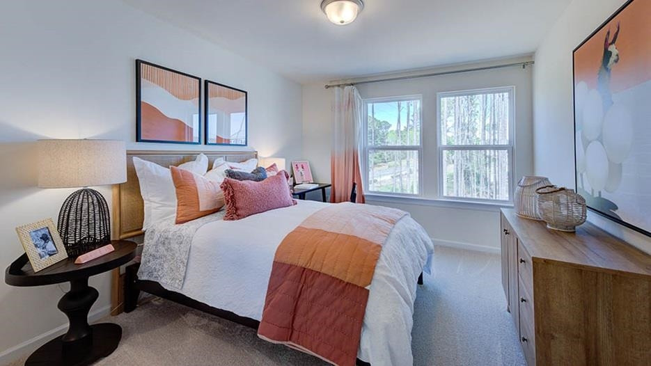 941 Baldwin Rdg Road Apex, NC 27523 - Photo 14 of 21 a bedroom with a bed chair and a window