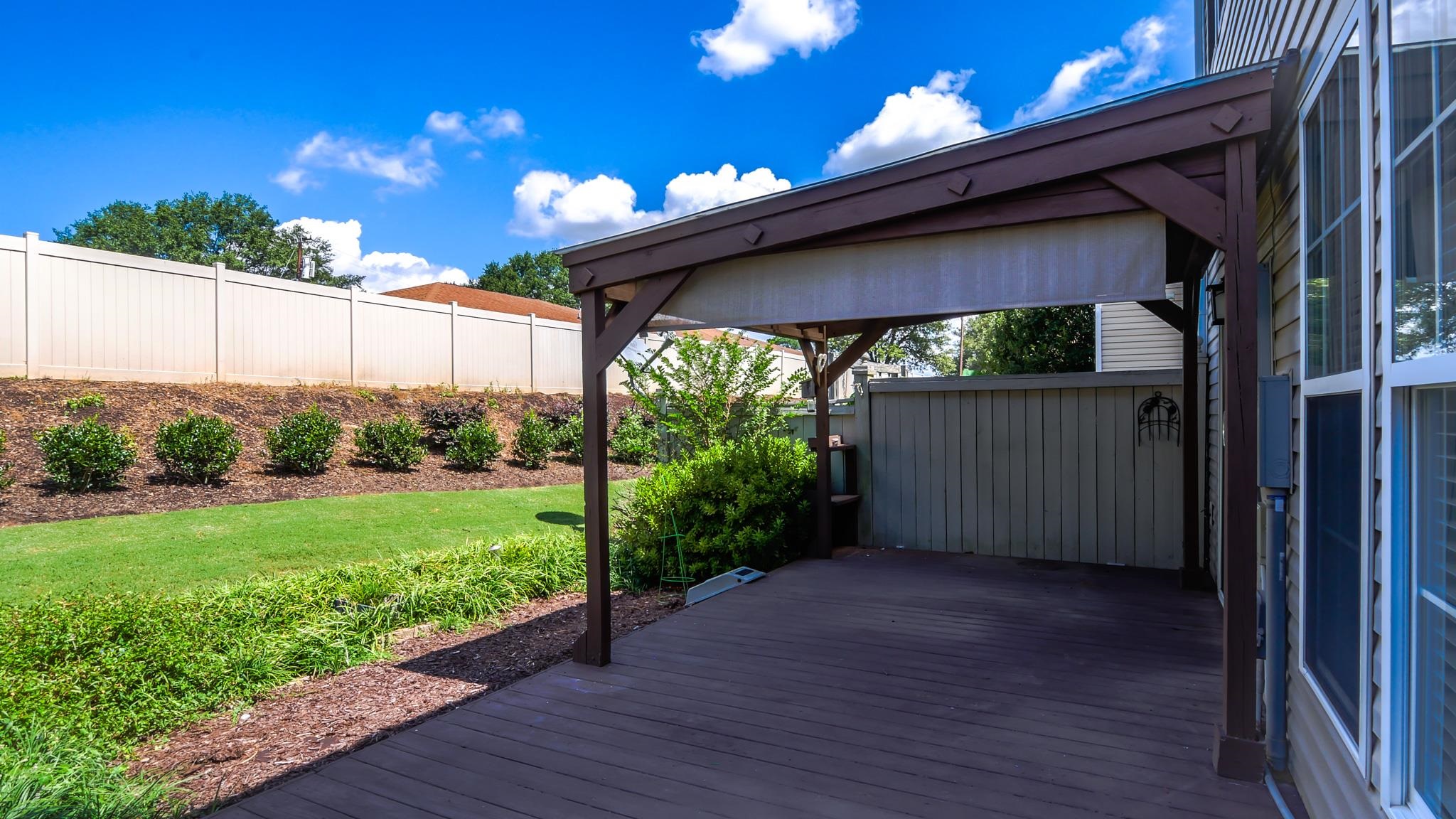 324 Claybrooke Drive Greer, SC 29650 - Photo 25 of 28 Back Yard and Deck.