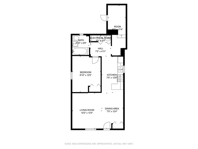 a picture of a floor plan